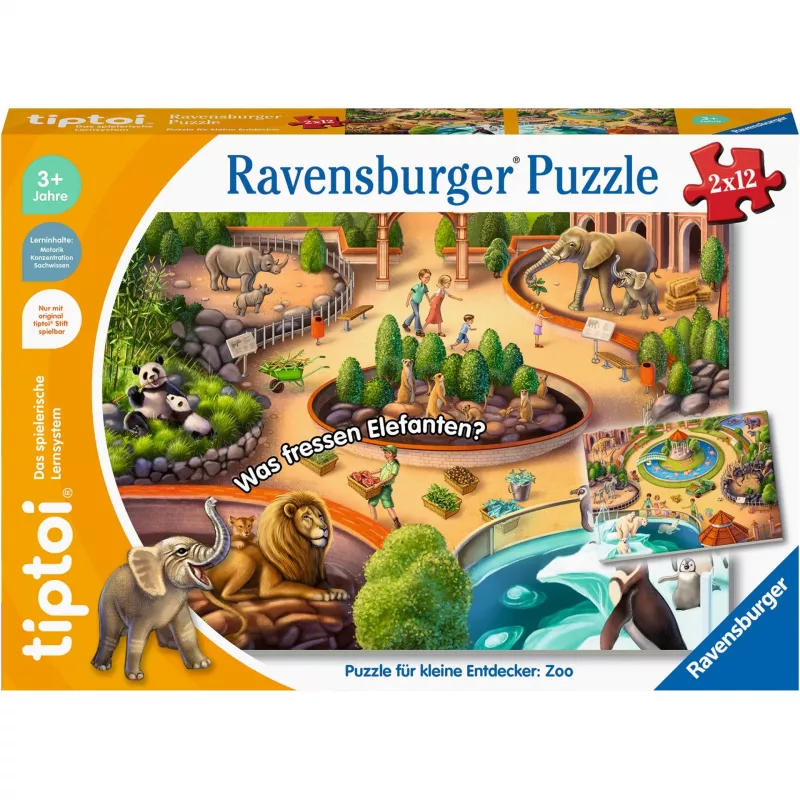 tiptoi Puzzle pre malých objaviteľov: Zoo