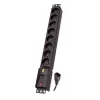 Zásuvkový blok lestar LZRM 810 BW s IEC-320 pripojením, 5,0 m kábel