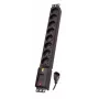 Zásuvkový blok lestar LZRM 810 BW s IEC-320 pripojením, 5,0 m kábel