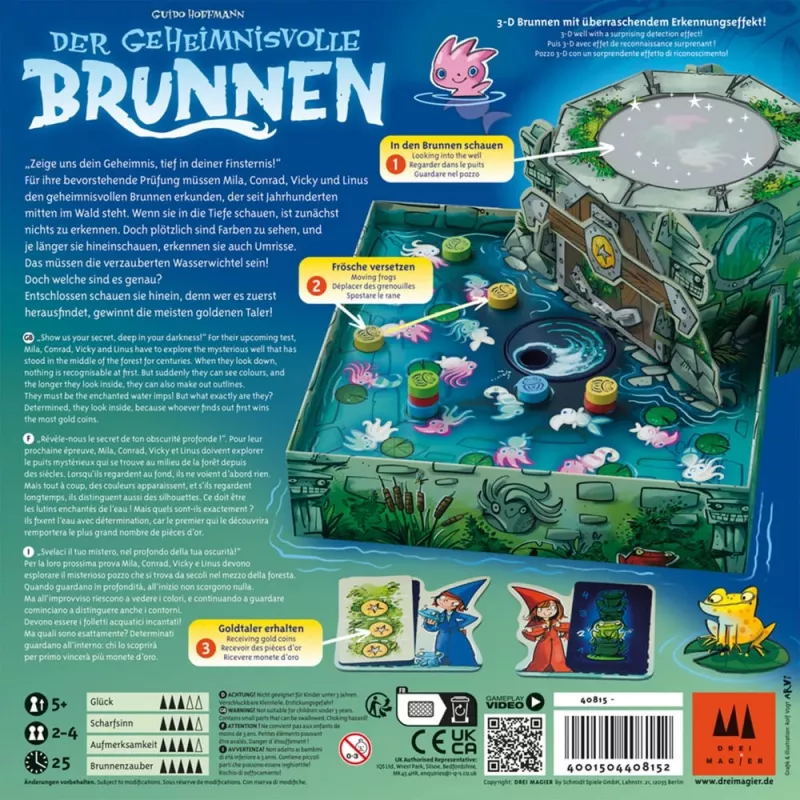 Drei Magier: Der geheimnisvolle Brunnen, spoločenská hra