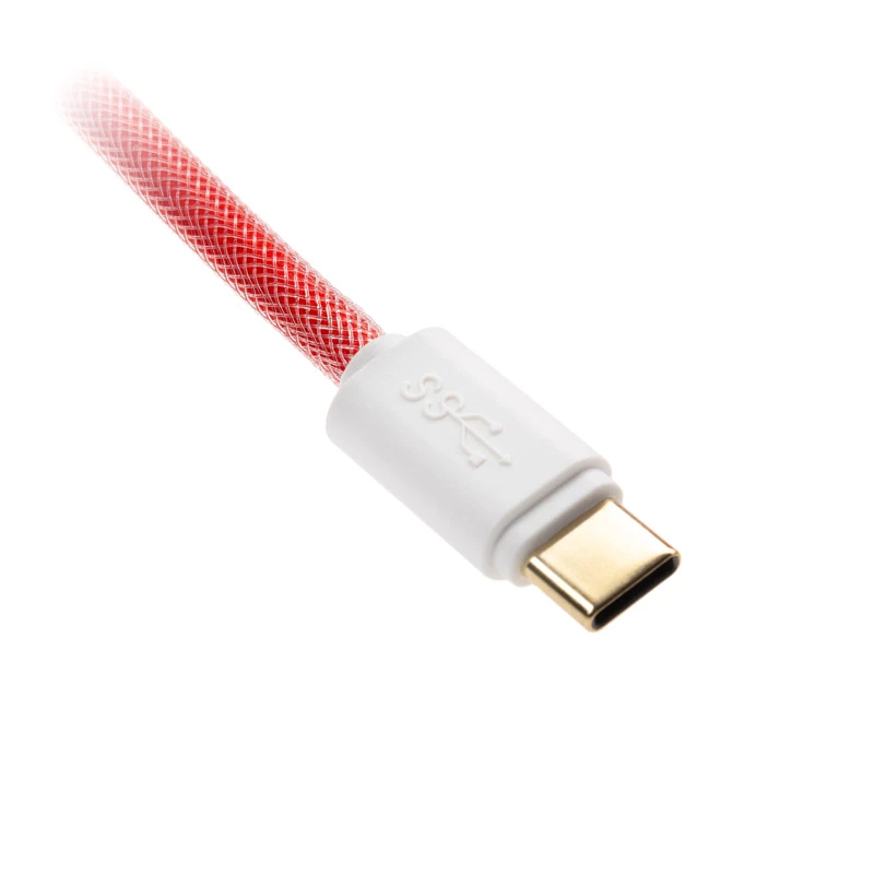 Ducky Premicord USB kábel 1,8 m USB A USB C ružový