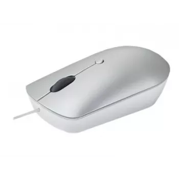 Káblová optická myš pre pravákov aj ľavákov Lenovo 540 USB Type-C, 3 režimy DPI, sivá, 4 tlačidlá, 1,8 m kábel