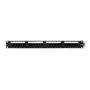Patch panel RACK 24 portov, Cat.6 UTP