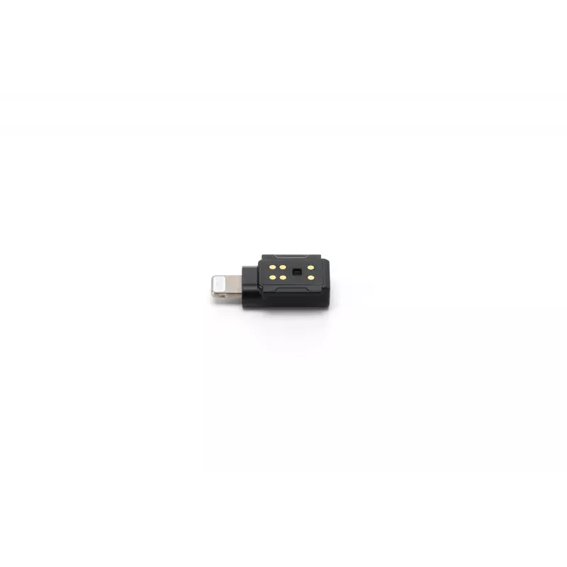 Audio adaptér DJI Mic 3 Mobile Phone Adapter (Lightning) — Lightning konektor, čierny, pre mobilné zariadenia Apple