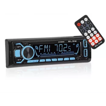 BLOW AVH-8890 FM 45W autorádio s Bluetooth, USB, AUX a LCD displejom