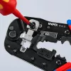 Knipex 97 51 13 krimpovacie kliešte na káble čierne, modré, červené