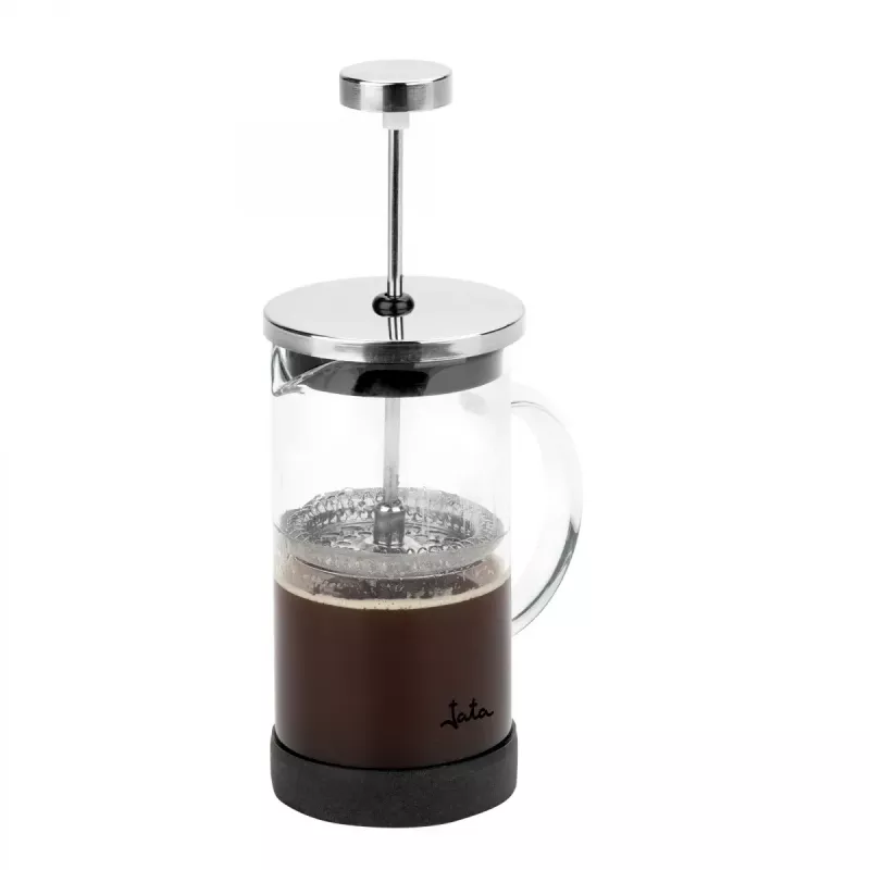 French press Jata HCAF1135 manuálny kávovar 0,35 l čierny transparentný bez BPA