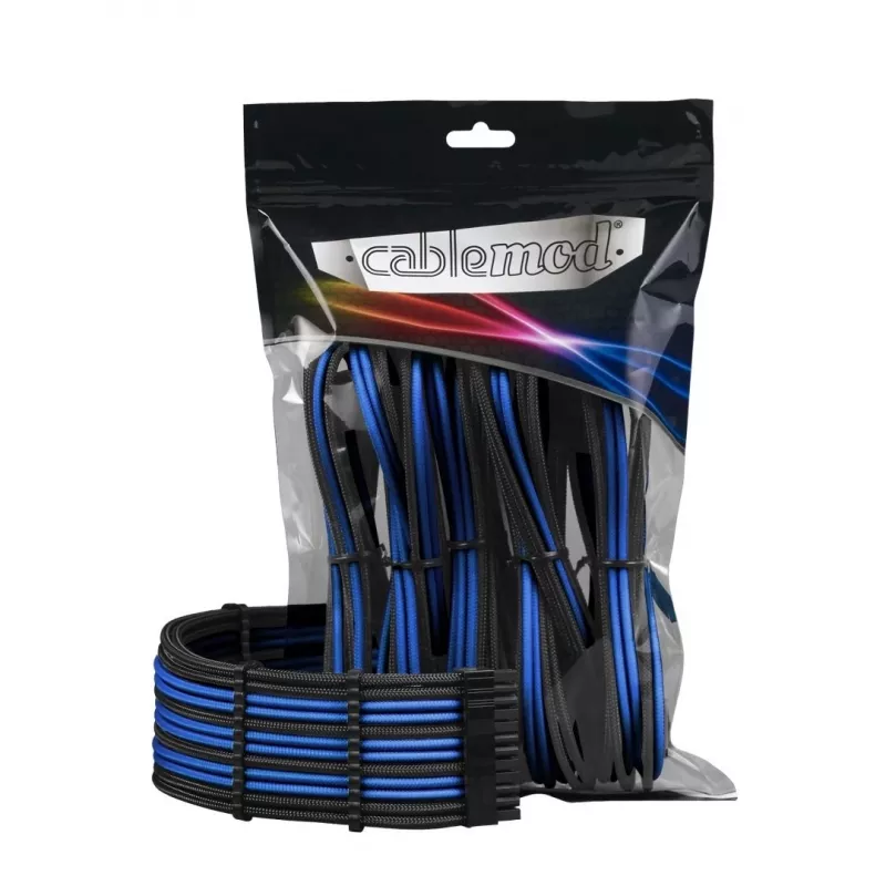 Interný napájací kábel CableMod CM-PCAB-BKIT-NKKB-3PK-R čierny modrý 250mm