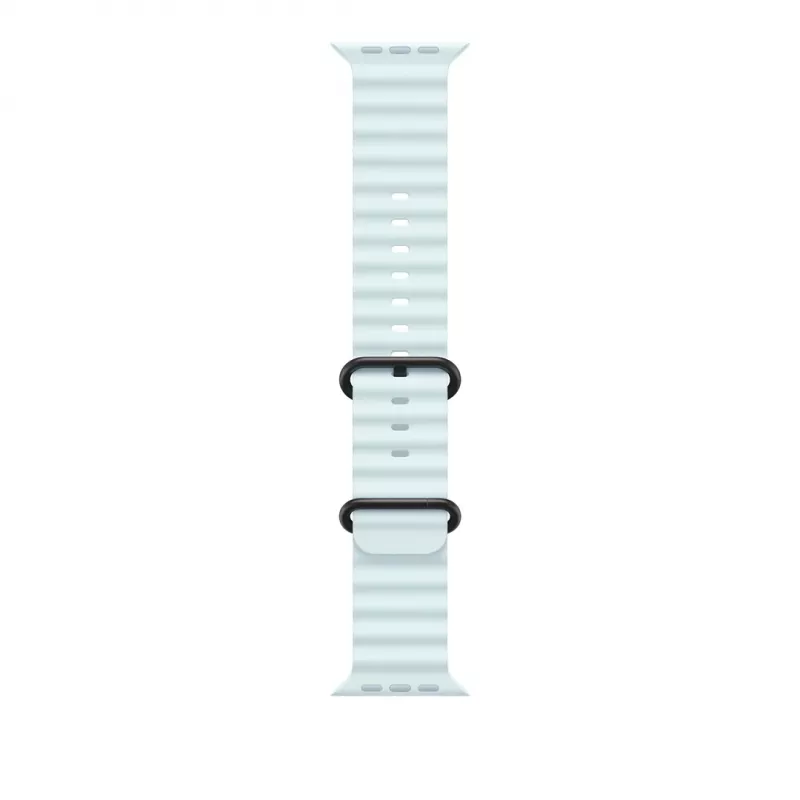 Apple 49mm Ice Blue Ocean remienok – čierny titánový povrch