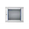Nástenný rack Extralink 9U 600x450 sivý
