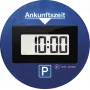 Elektronické parkovacie hodiny Needit Park Lite One — modré, ABS/PMMA, CR-2450 3V, 100×100×18 mm