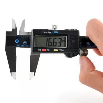 iFixit digitálne posuvné meradlo s modrým LCD displejom