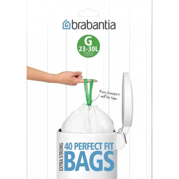 Vrecia na odpad Brabantia 375668 30 l 40 ks