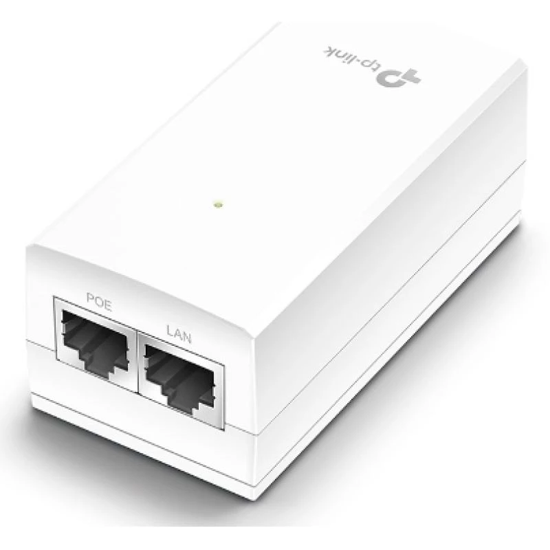 TP-Link 24V pasívny PoE adaptér, Gigabit Ethernet, 10,100,1000 Mbit/s, 10/100/1000, Cat3, Cat4, Cat5, Cat5e, Cat6, biely, 100 m