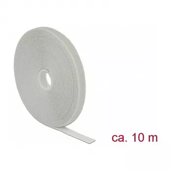 DeLOCK suchý zips sivý 13 mm 10 m 1 kus