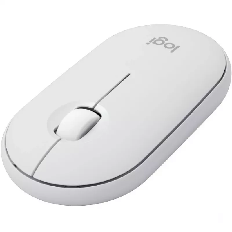 Logitech Pebble 2 Combo Set, biela, bezdrôtová, nemecká, 920-012204