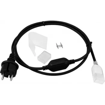 EUROLITE LED Neon Flex 230V štíhly kábel s konektorom model 50499815 — flexibilný LED neonový pás, 230V napájanie