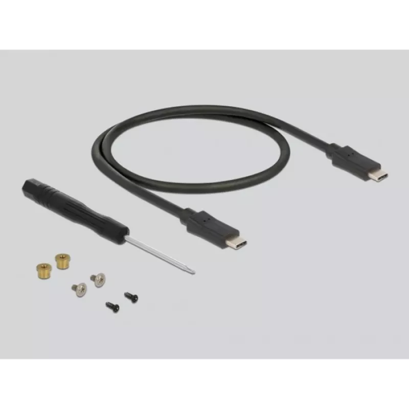 Puzdro na SSD DeLOCK 42003 externé puzdro pre M.2 SATA SSD s USB Type-C