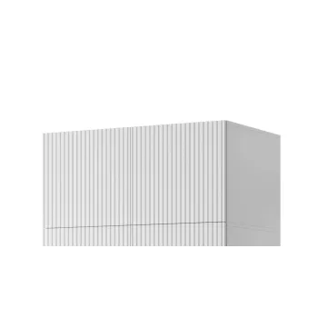 Šatníková skriňa cama meble PAFOS 2D BASE 90×55,5×45 cm biela matná, 2 dvere
