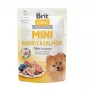 Mokré krmivo pre psov Brit Mini králičie a losos 85 g — BRIT Care bez obilnín, bez lepku, dospelí psi malé plemená