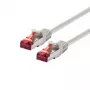 LOGON TCR66SS050I sieťový kábel, Cat6 SSTP/PIMF, 5 m, slonovinovej farby