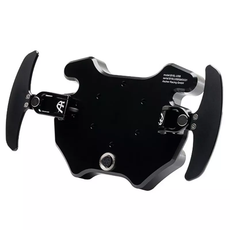 Button panel Ascher Racing B16L-USB pre pretekárske simulátory, 12 vstupov, USB, vysoká kompatibilita