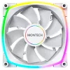 Montech RX140 PWM 140 mm ARGB skriňový ventilátor - biely