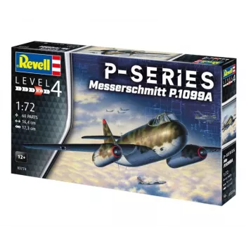Plastový model lietadla REVELL Messerschmitt P.1099A-P-SER mierka 1/72