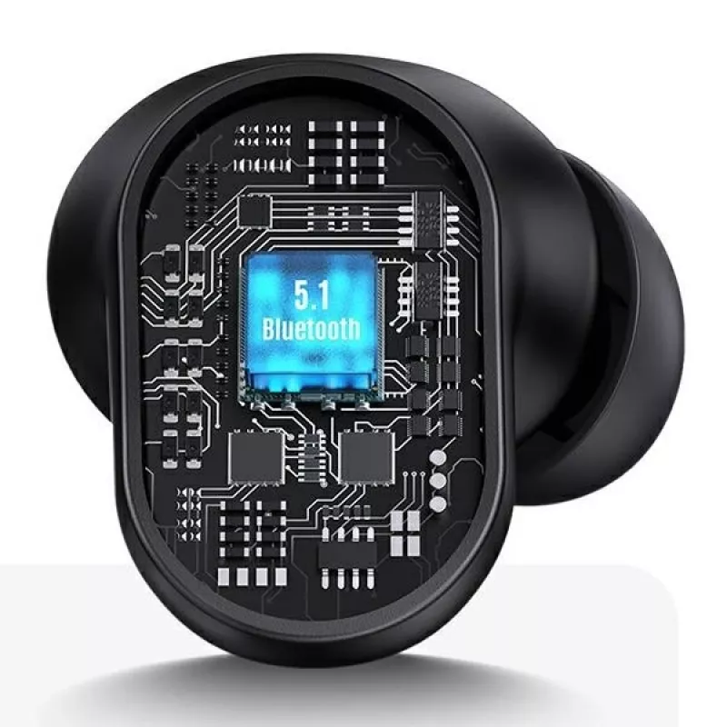 Bezdrôtové TWS slúchadlá usams BH-Series BHUBH03 Bluetooth 5.1, červené — In-Ear, nabíjacie puzdro
