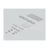 Patch panel DeLOCK Keystone 4 porty čierny