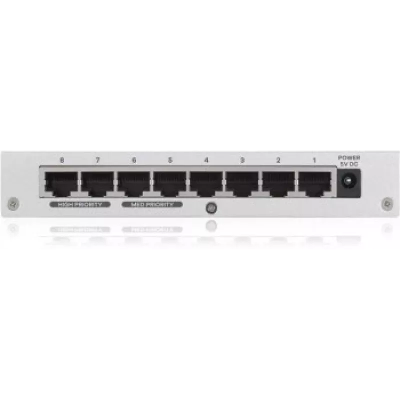 Zyxel GS-108B V3 unmanaged L2+ Gigabit Ethernet (10/100/1000) strieborný