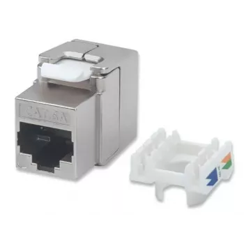IC Intracom Intellinet - Keystone konektor samica - RJ-45 (W) - FTP - CAT 6a - Keystone konektor samica - strieborný (771986)