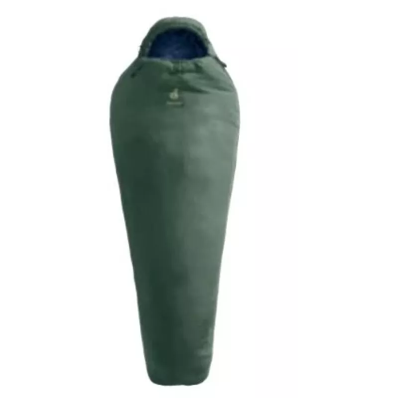 Spací vak DEUTER Orbit SL -5°C, syntetický, dospelý, rozmery 198×75×48 cm, zelený