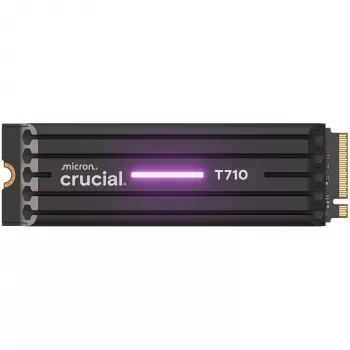 SSD CRUCIAL T710 4 TB M.2 PCIe 5.0 NVMe — 4000 GB, čítanie 14500 MB/s, zápis 13800 MB/s