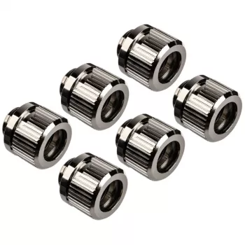 EK Water Blocks EK-Quantum Torque HDC 12 prípojka 6-balenie, G1/4, strieborná