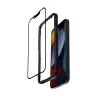 Tvrdené sklo ochrana displeja Crong pre iPhone 16e / 14 / 13 / 13 Pro — 3D plné pokrytie