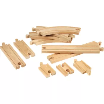 Brio World malý sortiment koľajníc, železnica
