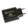 USB nástenná nabíjačka MACLEAN MCE479B — 3x USB porty, 18W celkový výkon, kompaktná