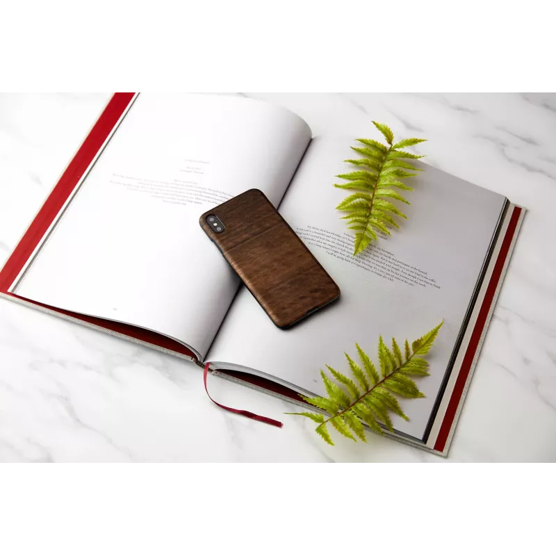 Puzdro na telefón man and wood pre iPhone XS Max — koala čierna