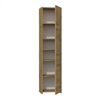 Topeshop S43 ARTISAN kúpeľňová úložná skrinka dub
