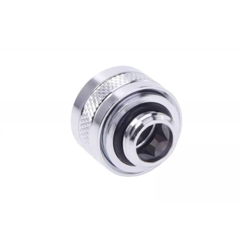Sada fittingov Alphacool 17474 — mosadzno-chrómové konektory, Ø 22 mm, výška 20 mm