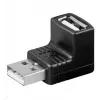 Microconnect USBAMAFA káblový adaptér USB A čierna