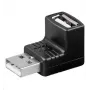 Microconnect USBAMAFA káblový adaptér USB A čierny