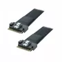 Supermicro kábel CBL-MCIO-1340M5-1 semi-flat MCIO x8 (STR) na MCIO x8 (STR) 40 cm