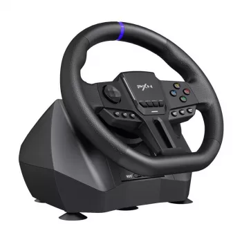 Herný volant PXN PXN-V900 Gen2 s nastaviteľnou citlivosťou a vibračnou odozvou