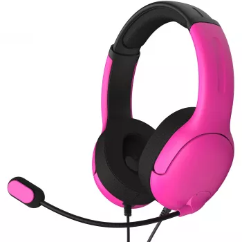 PDP PS5 & PC NEBULA ULTRA VIOLET AIRLITE DRÔTOVÝ HEADSET, káblový, herný, headset, čierny, ružový