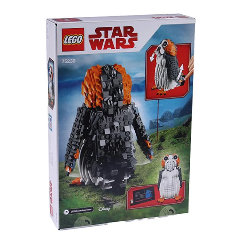 LEGO stavebná figúrka Star Wars Porg 75230 – zberateľský model s pohyblivými funkciami