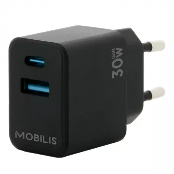 Mobilná nabíjačka MOBILIS 001362 univerzálna čierna AC auto