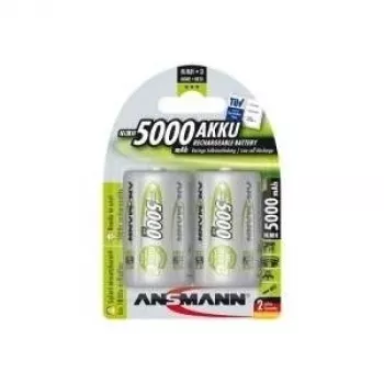 Batéria Ansmann blister 2 x akumulátor NiMH Mono/D 5000 mAh