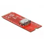 M.2 Key M na 1 x OCuLink SFF-8612 konvertor DeLOCK 64106